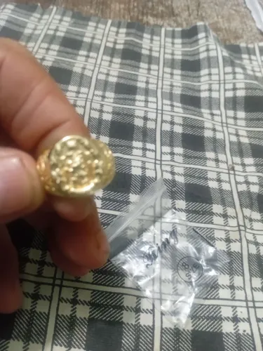 Anel masculino dourado*novo*!