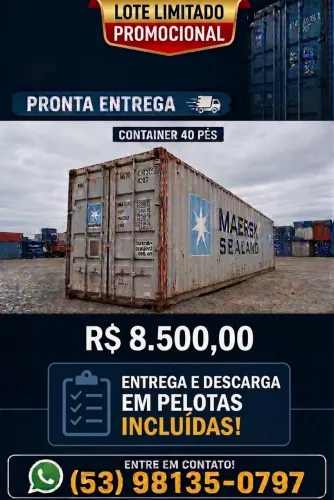 CONTAINER 12 metros promoção pelotas 