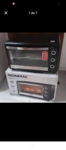 Forno elétrico novo 42 litros timer 90 minutos entrego passo cartão *