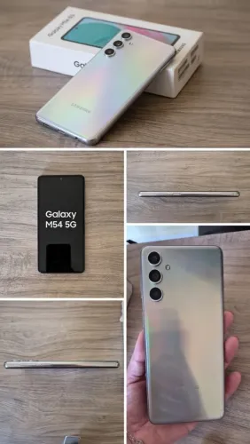 SAMSUNG GALAXY M54 5G 256GB PRATA! CÂMERA DE 108MP E BATERIA DE 6000mAh ?