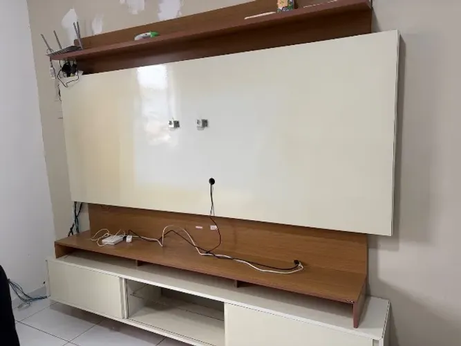Rack com painel 