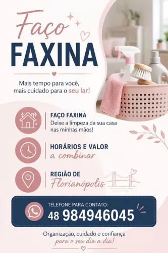 Faço faxina