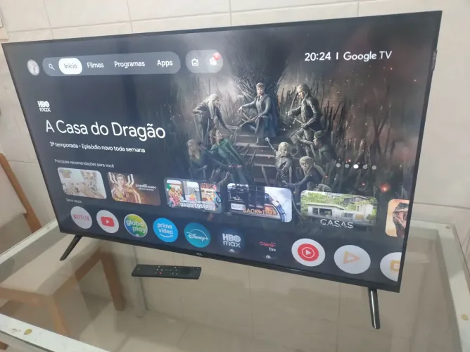Tv smart 43 polegadas, em perfeito estado