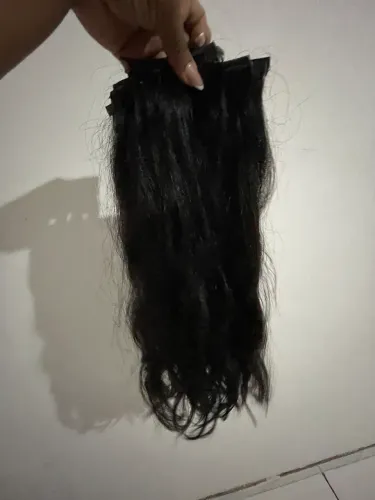 Cabelo 100% Humano Brasileiro do sul 108 gramas ondulado 50cm
