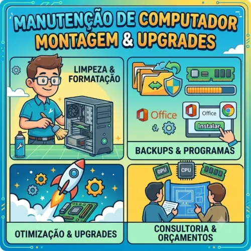 Conserto e manutenção em computadores
