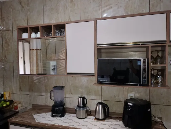Armário de cozinha em mdf