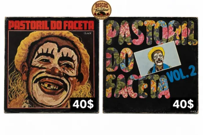 LPs do Velho Faceta | Pastoril Vol. 1 e 2 | Discos do Faustino ?
