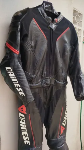 Macacão motociclista Dainese tm 52 2 PCs