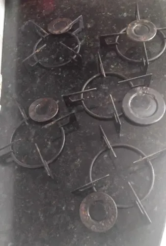 Kit 5 Grades E Tampinhas Para Cooktop (usado) - R$ 35