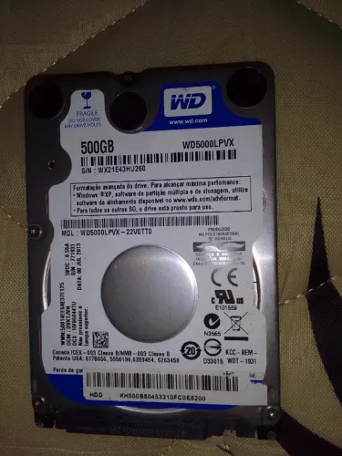 HDD Externo ou para Notebooks SafeDisk - Arquivos Seguros