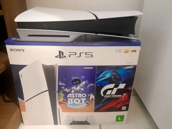 PLAYSTATION 5 SLIM COM GARANTIA DA SONY DE 1ANO