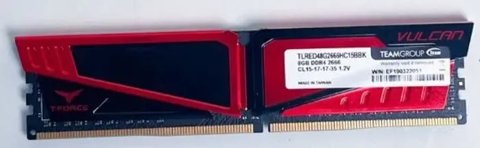 Memória RAM 8Gb 2666mhz ddr4 TeamGroup Vulcan (OFERTA)