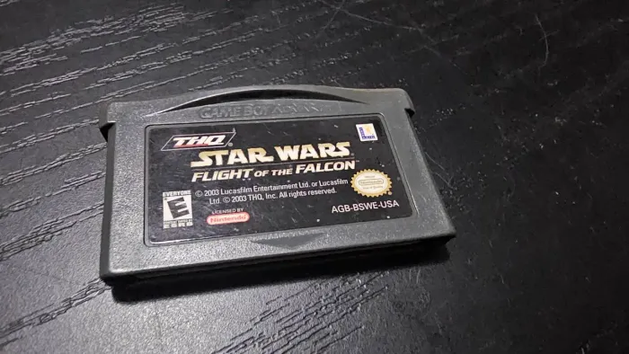 Jogo Starwars flight of the falcon original GBA