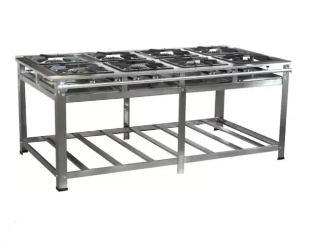 4792 - FOGAO AP 8BC INOX 30X30 C/MANG/REG PF-7 / MARCA: CRISTAL AÇO