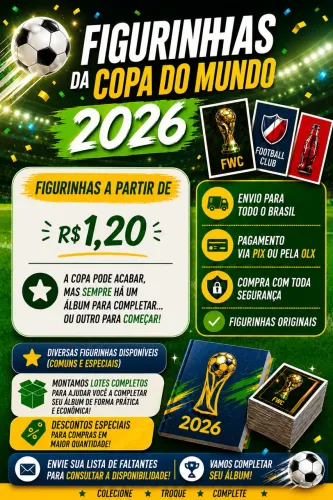 Figurinhas COPA 2026