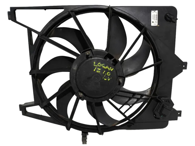 Ventoinha Motor Eletroventilador Renault Logan Sandero Com Ar 2007 08 09 10 11 12 13 14