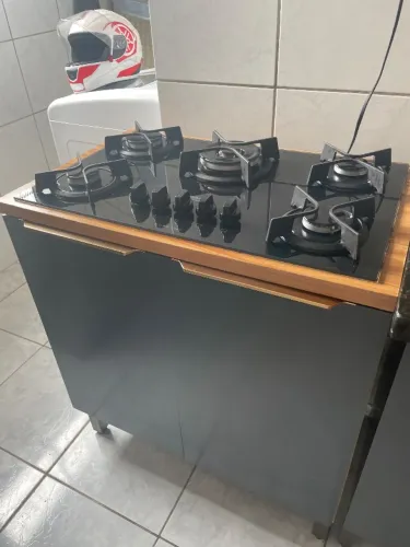 Fogão cooktop + balcão