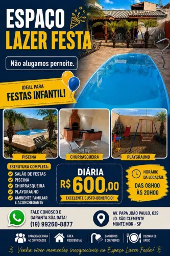 Alugo chácara espaço lazer festa ideal pra festas infantis com playgraund brinquedos pra