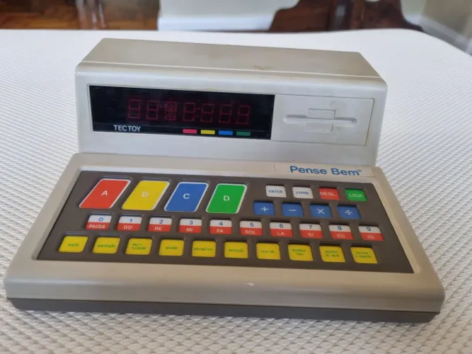 Pense Bem Tectoy Antigo Anos 80 com Caixa Original - Precisa de Revisão