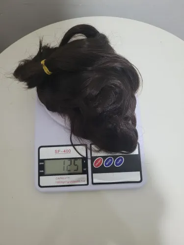 Cabelo Humano ondulado sem química - 125g
