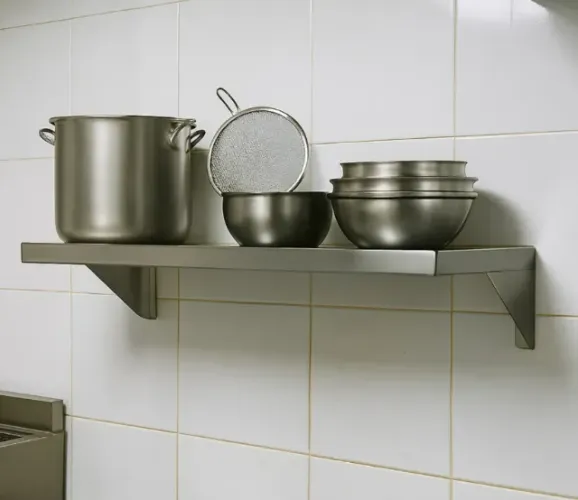 Prateleira de apoio para cozinha industrial, lanchonetes, pizzarias, porta comanda
