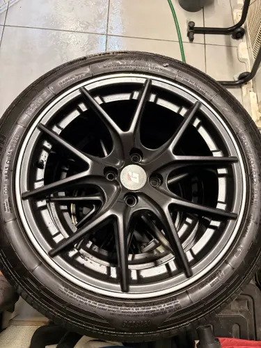 Rodas BBS aro 17 com pneus 4x100