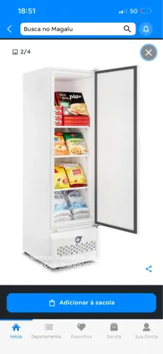 FREEZER VERTICAL FRICON TRIPLA AÇÃO 284 LITROS