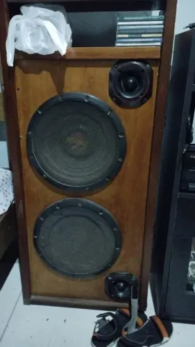 2 alto falantes de 4 ohms Bravox revenge de 12 " e 2 super twitter de 8 ohms