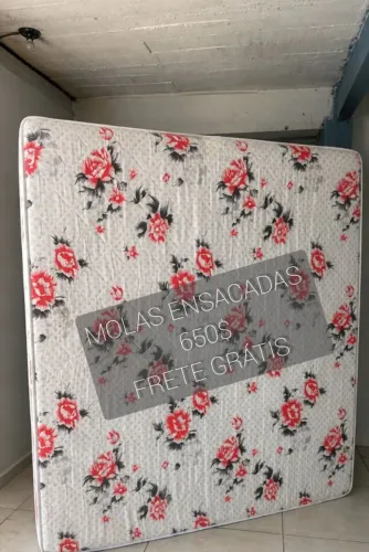 CAMA/MOLAS ENSACADAS - 650$ ENTREGA GRÁTIS