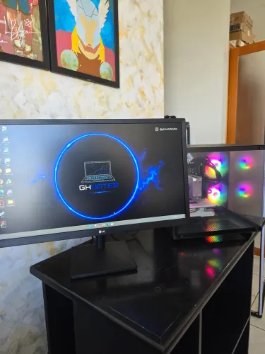 PC GAMER NOVO + MONITOR LG 24P IPS 16GB RX 580 8GB 