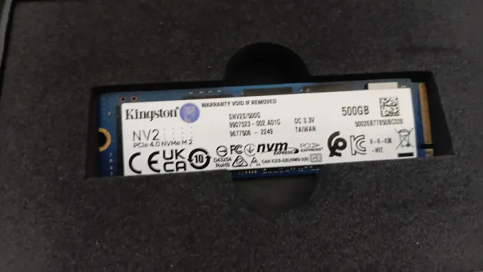 Nvme m2 500gb Kingston ssd