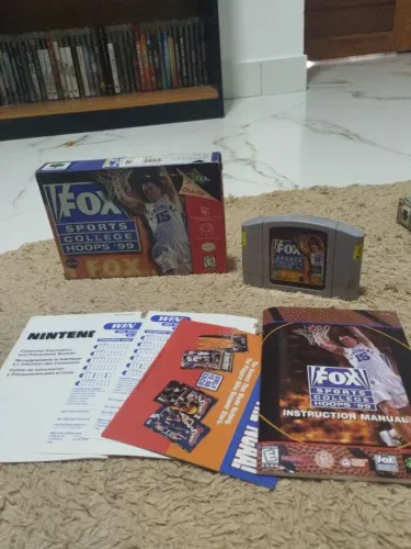 Fox Sports College Hoops 99 - Nintendo 64 - 100% original - CIB