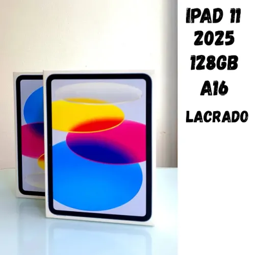 Ipad 11 A16 2025 lacrado 128gb cor azul Tablet 1 ano de garantia