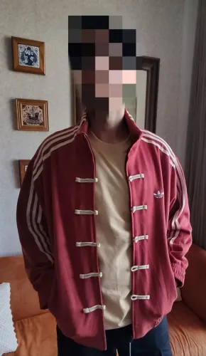Jaqueta Adidas Ano Novo Chinês - Vermelha tamanho G - pronta entrega