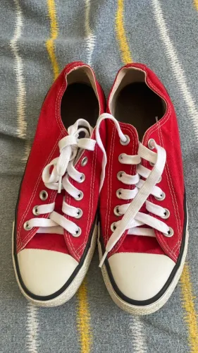 converse all star vermelho