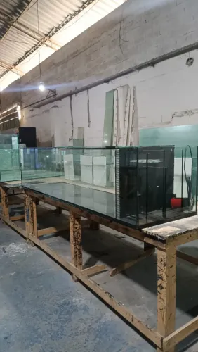 Aquário com sump lateral 