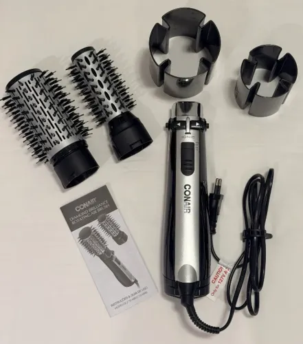 Escova Rotativa Conair Diamond Brilliance (Air Brush) com Acessórios