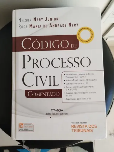 CÓDIGO PROCESSO CIVIL COMENTADO - 17a Edição. Ano 2018