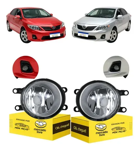 Par Farol Milha Auxiliar Cibie Corolla 2009 10 11 12 A 2018 Cristal