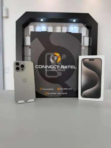 iPhone 15 Pro Max 256gb Natural - Aceitamos Seu Usado - 3999,00 Loja Física No Batel