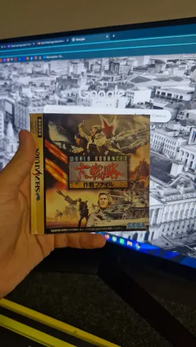 World Advanced Daisebryaku Sasuken File Japonês - Sega Saturn