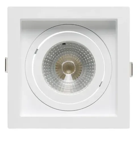SPOT EMBUTIDO PAR20, FACE RECUADA, 115X115X125, E27, ACAB. BRANCO