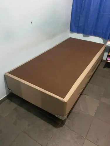 cama de solteiro box + Colchão