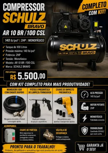 Compressor Completo SCHULZ BRAVO.