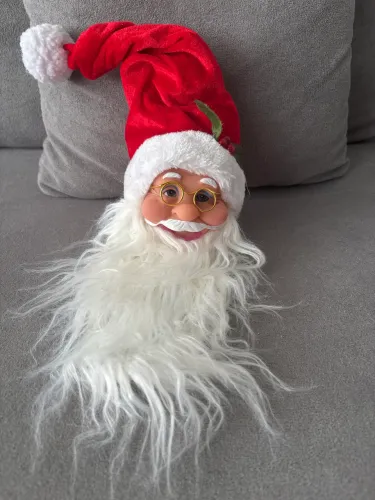 Enfeite de Natal papai Noel 35cm do gorro a barba