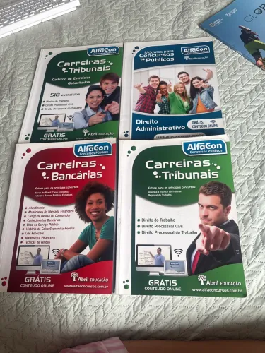 Livros concurso Alfacon