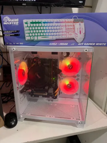 Pc Gamer Branco Luxo AQUARIUM Novo Lacrado na Caixa