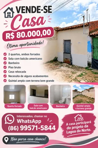 Vendo casa zona norte