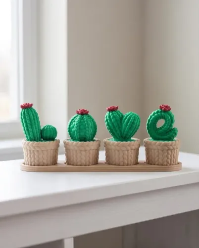 Cactos LOVE decoração com compartilhamento secreto ?