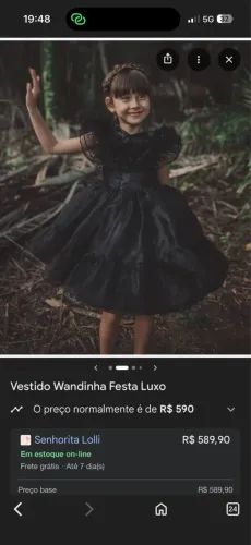 Roupa da Wandinha